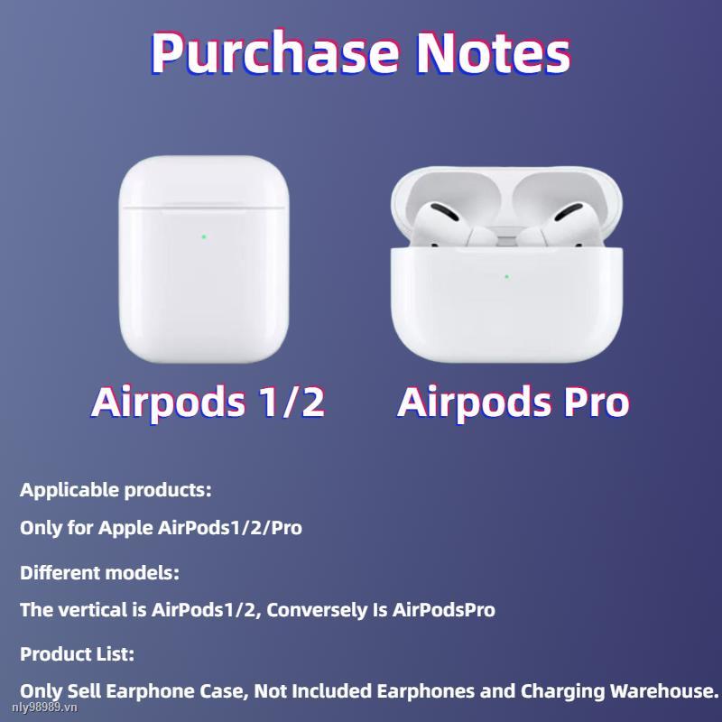 Vỏ Bảo Vệ Hộp Sạc Tai nghe không dây Airpods 2 / Airpods Pro Hình Us Ốp