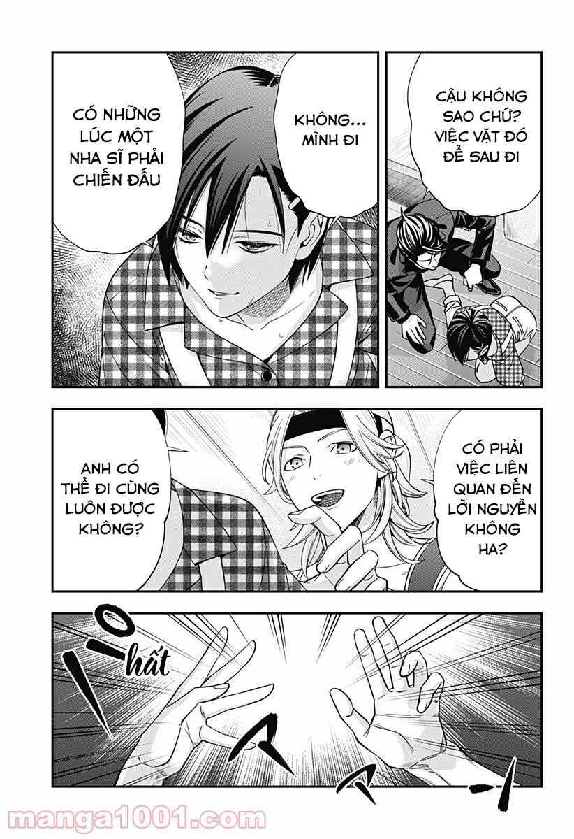 excuse me dentist, its touching me! chapter 13 17