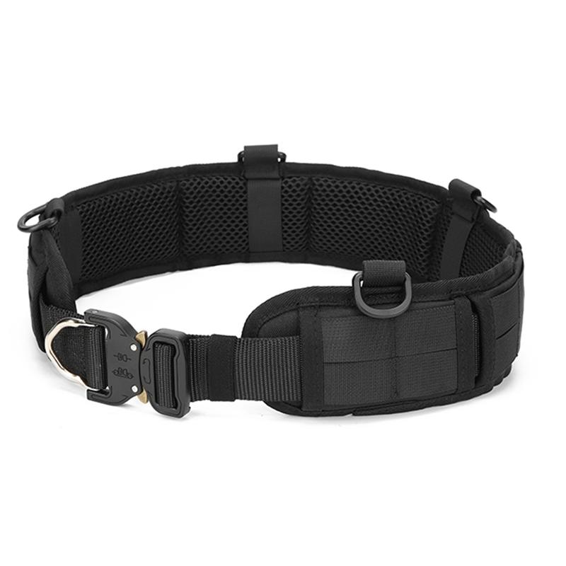 Chiến Thuật Quân Đội Dây Trận Quân Airsoft Chiến Đấu Chụp Mềm Lót Molle Dây Gear Nam Ngoài Trời Săn Bắn Máy Bay Tiêm Kích Dây Lưng