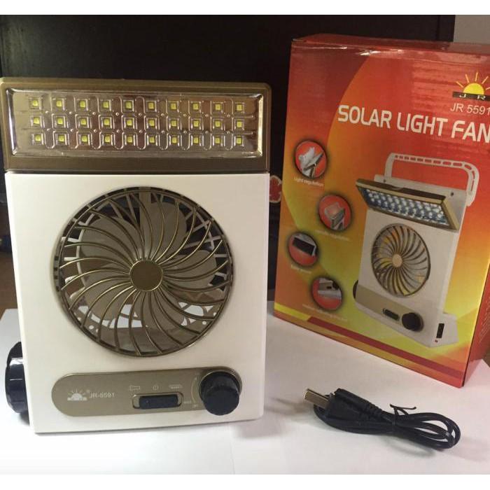 ĐÈN QUẠT ĐA DỤNG SOLAR PORTABLE - Home and Garden