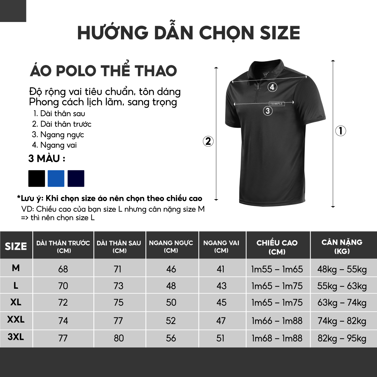 Áo Thể Thao Nam Polo TSIMPLE cổ bẻ tay ngắn vải thun lạnh thoáng mát phong cách trẻ trung chuẩn form MSSAHCD