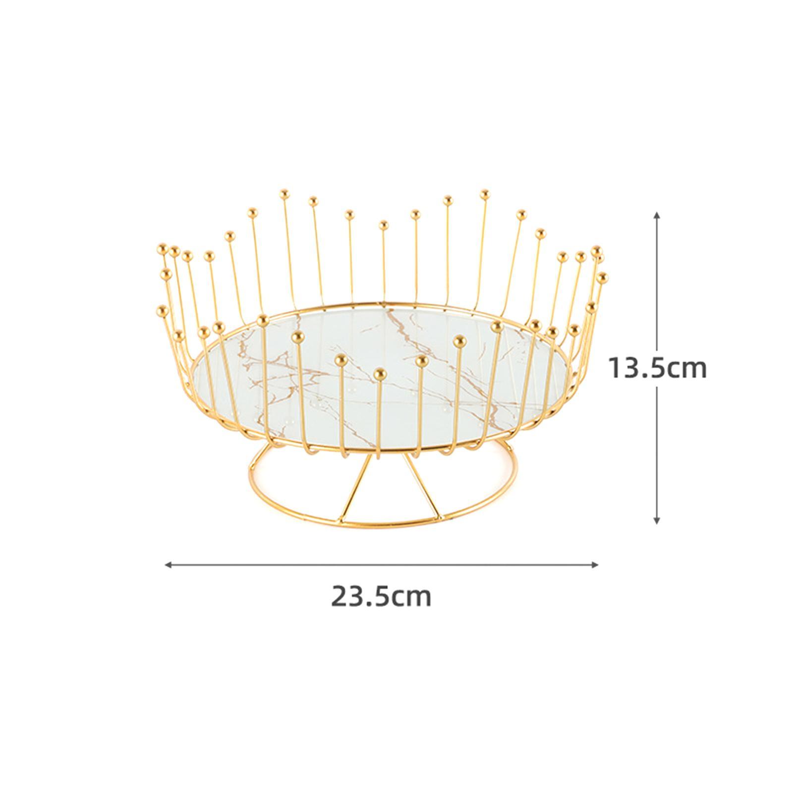 Fruit Storage Basket Metal Wire Fruit Bowl Fruit and Vegetables Holder ,Table Centerpiece Countertop Fruit Holder for Holiday