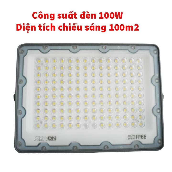 Đèn pha năng lượng mặt trời Xenon Deluxe cao cấp chính hãng DL03-100W