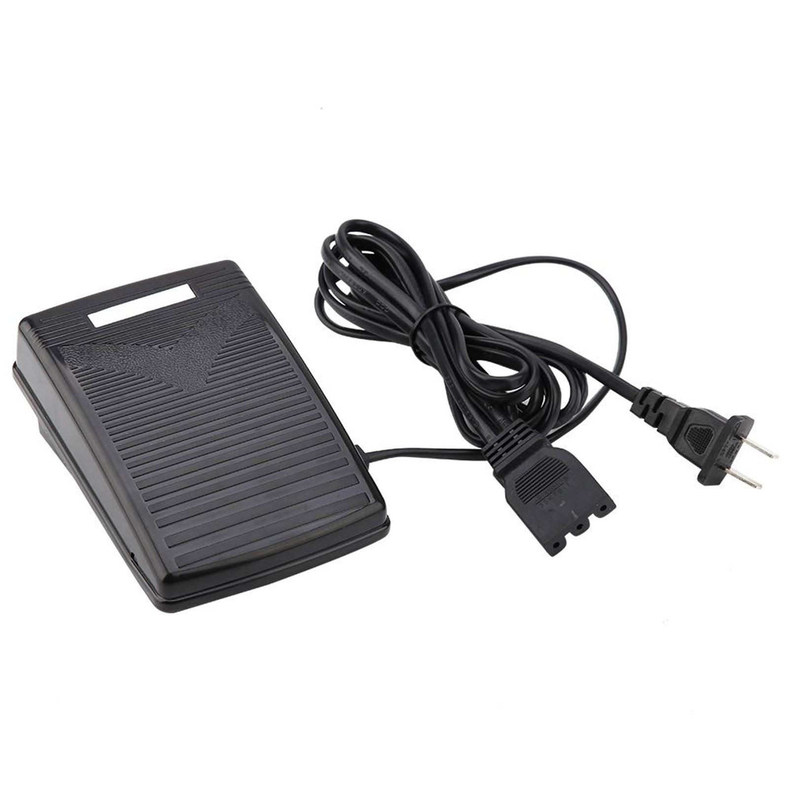 Bàn đạp điều khiển chân máy may Phích cắm 110V tiêu chuẩn hoa kỳ được làm bằng nhựa cao cấp, ổn định về hiệu suất và độ bền cao