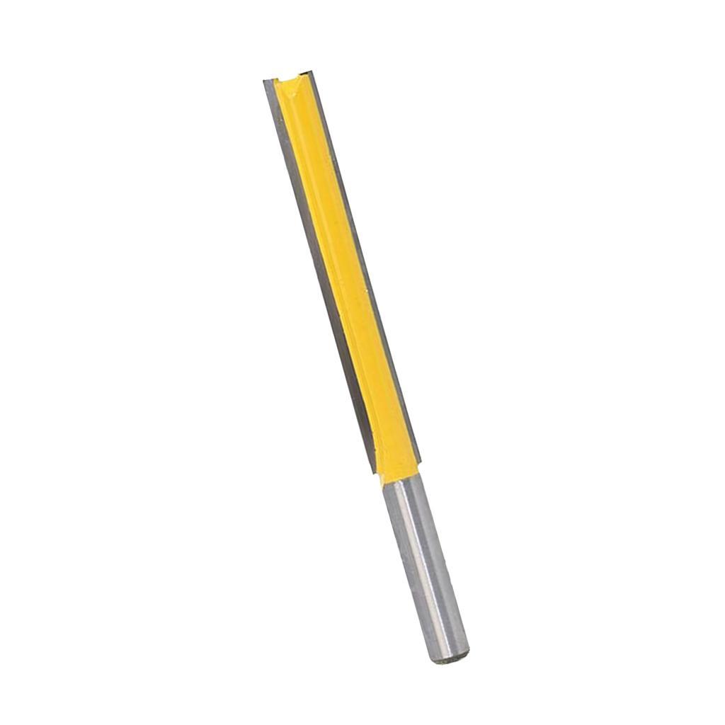 4x Extra Long Straight Router Bit Edge Repair Slotted Cutter Trimming Blade