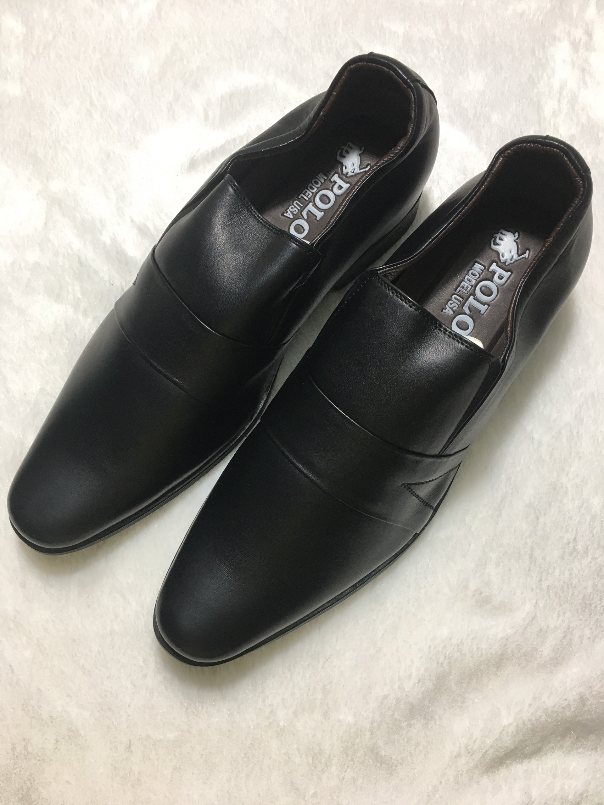 Giày da tăng chiều cao nam 6cm lẻ size lớn 42-SALE-Mã Po