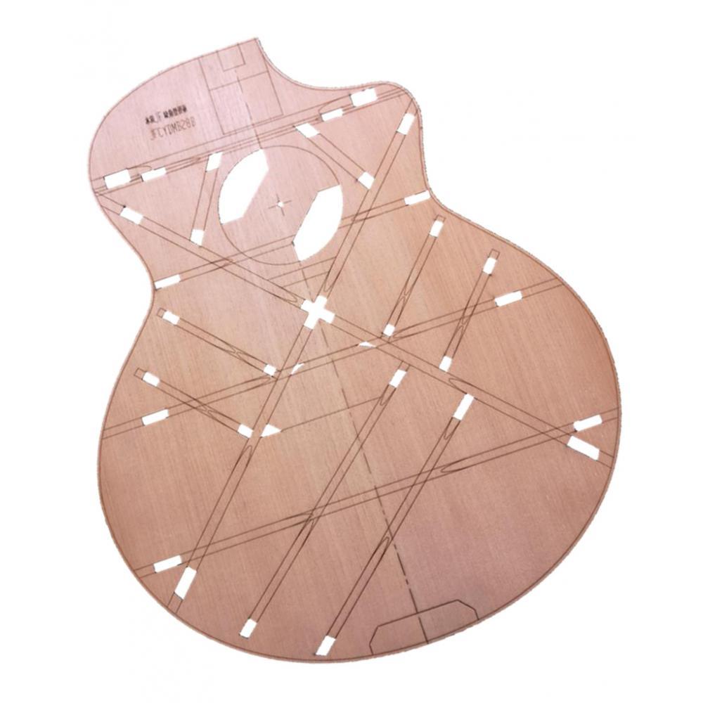 41" Unfinished Wood JF Corner Guitar Body Template Luthier DIY Accessories