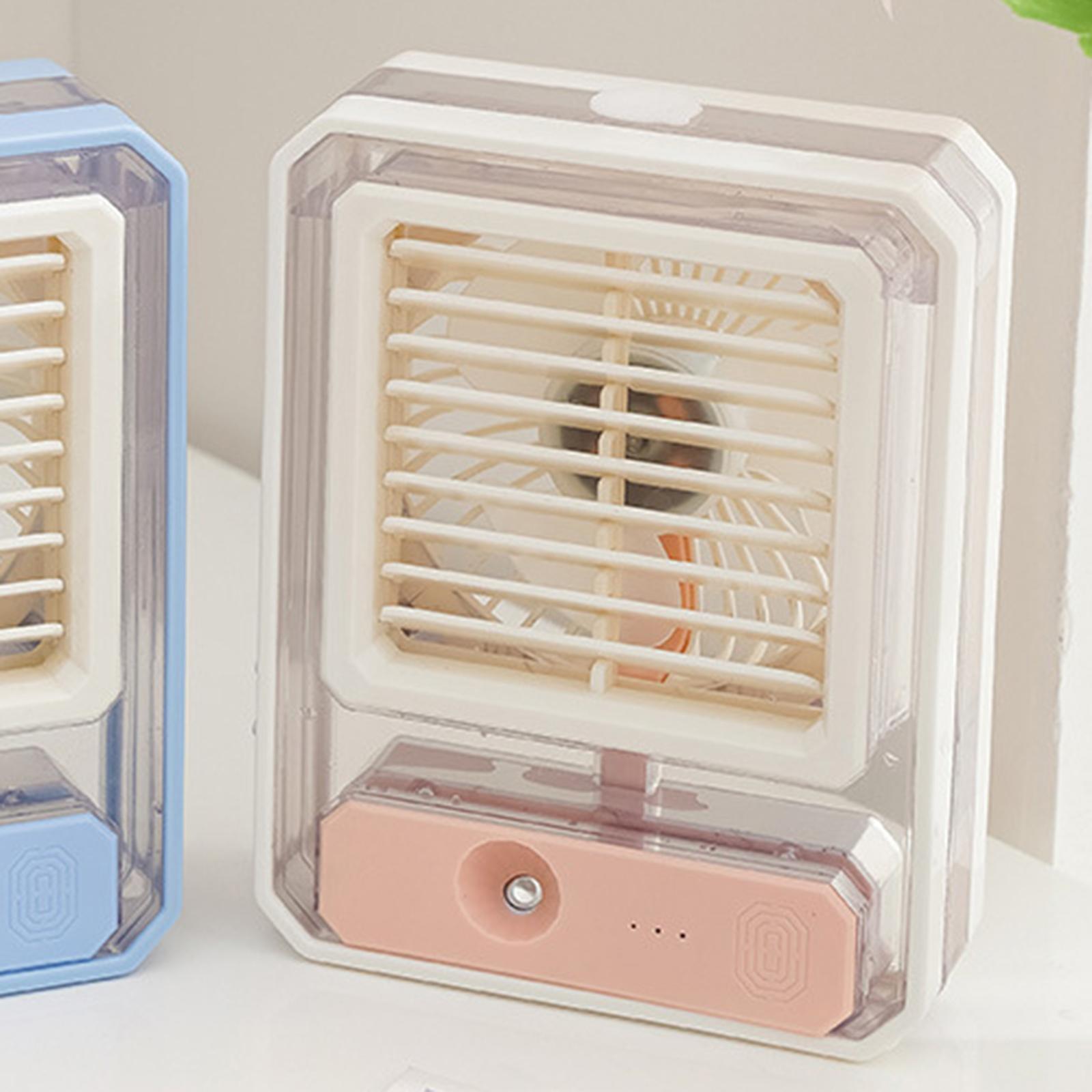 Portable Misting Fan Humidifier Air Conditioners Fan for Home Travel Bedroom