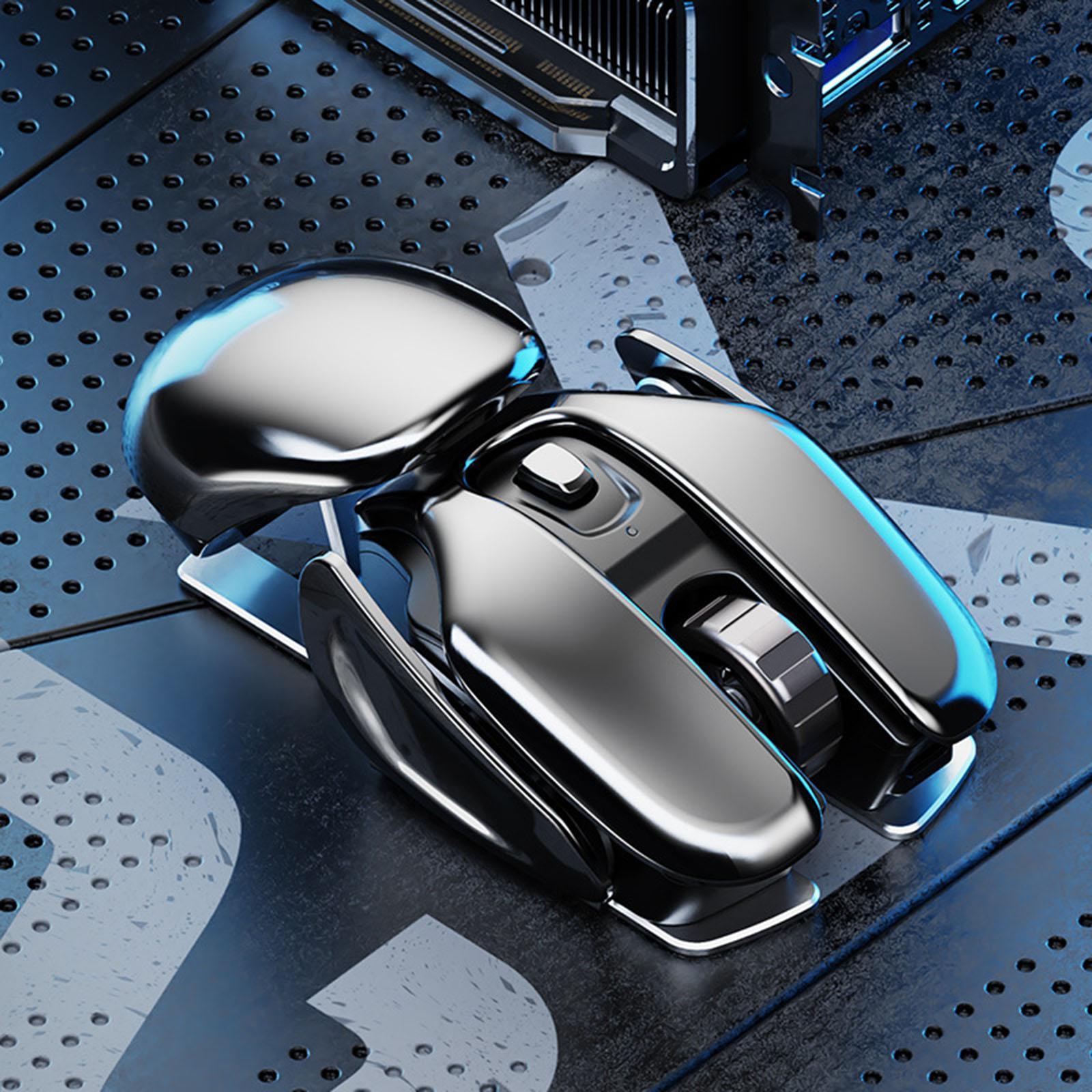 PX2 Wireless Mouse Rechargeable Metal Silent for PC Laptop Gaming Desktop