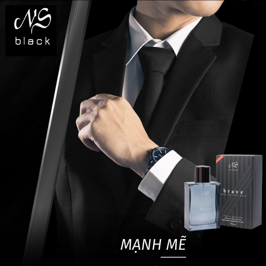 Nước hoa nam NS Black Brave EDP (Eau De Parfum) 95ml