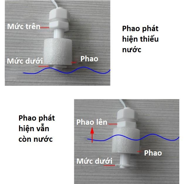 Loa Hú Đèn Nháy Báo Động Cạn Nước Bể Chứa TN01