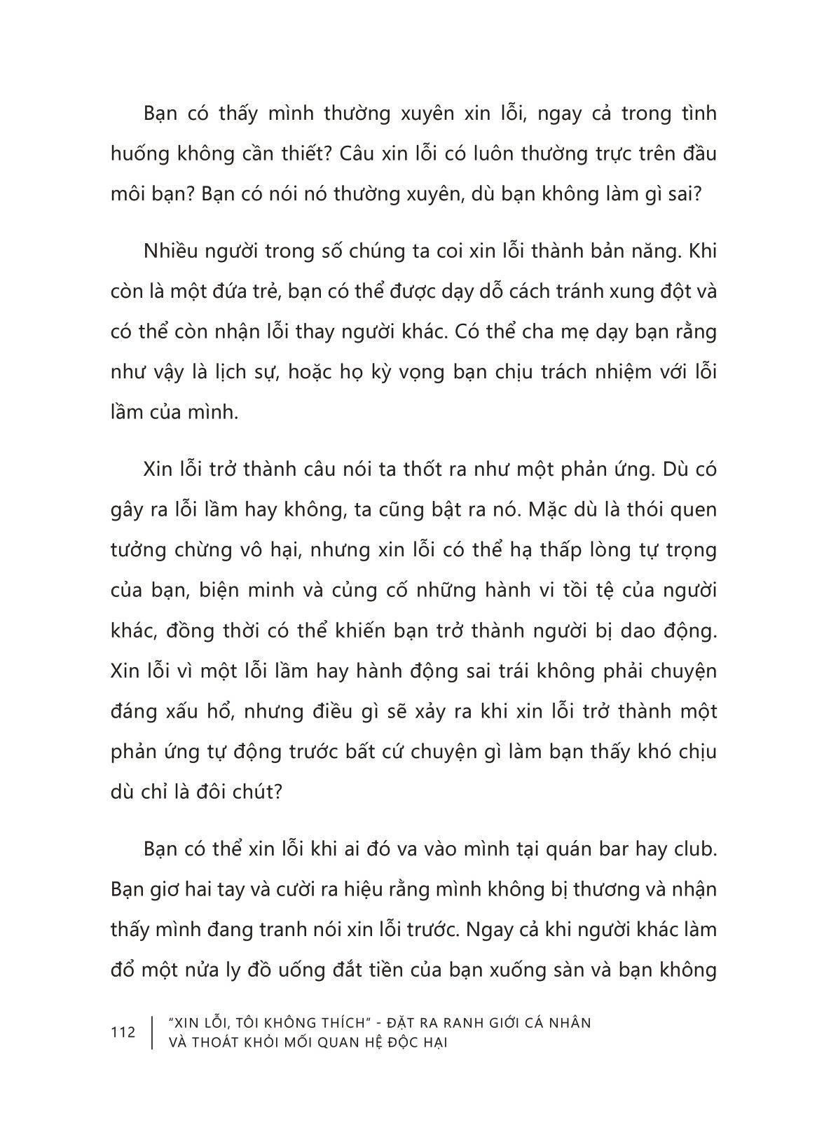 “Xin Lỗi, Tôi Không Thích” - Đặt Ra Ranh Giới Cá Nhân Và Thoát Khỏi Mối Quan Hệ Độc Hại