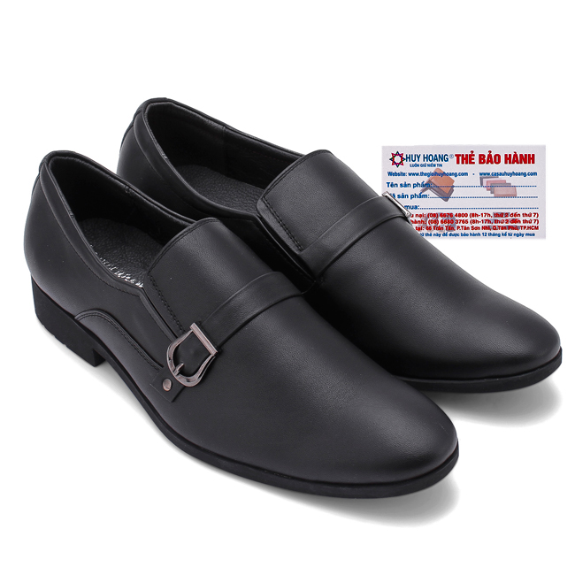 Giày nam da bò nhiều loại nhiều màu HT7107-08-09-19-21-63-98 - Đen 2 - 40