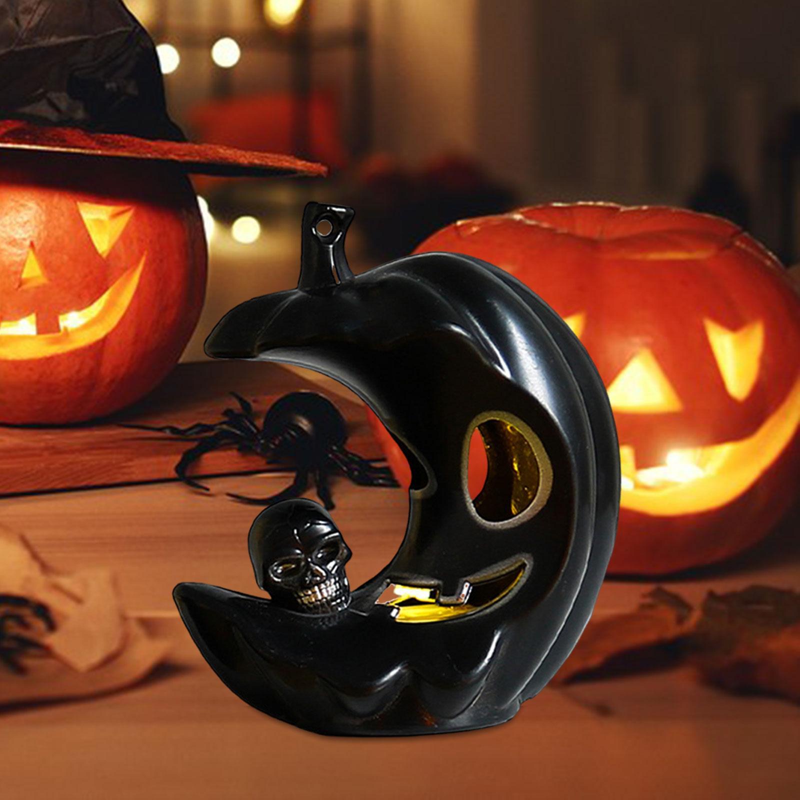 Halloween Moon Pumpkin Light Candle Light for Party Favor Dining Room
