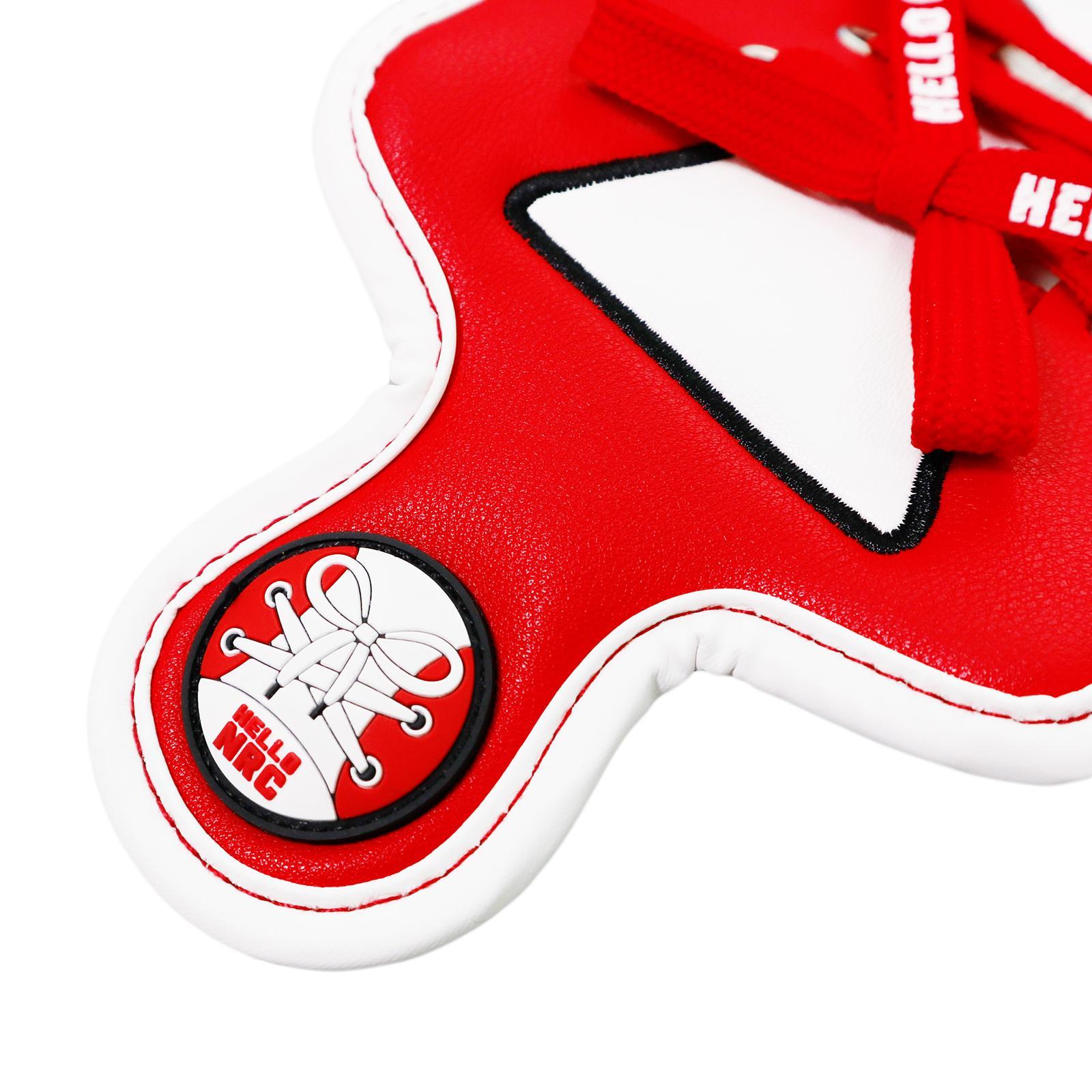 2 Pcs Golf Mallet Putter Head Cover Replacement Headcovers PU Leather