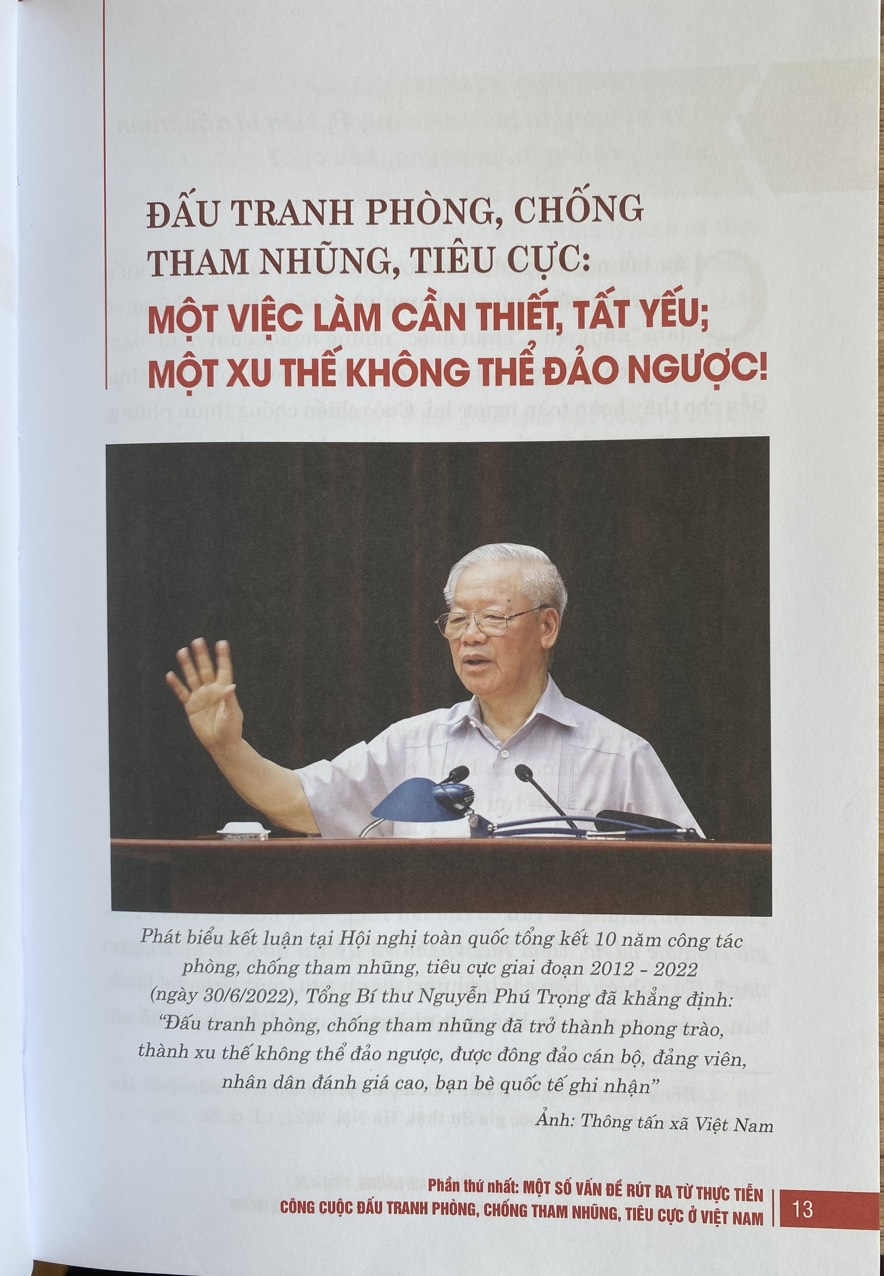 Kiên Quyết, Kiên Trì Đấu Tranh Phòng, Chống Tham Nhũng, Tiêu Cực, Góp Phần Xây Dựng Đảng Và Nhà Nước Ta Ngày Càng Trong Sạch, Vững Mạnh