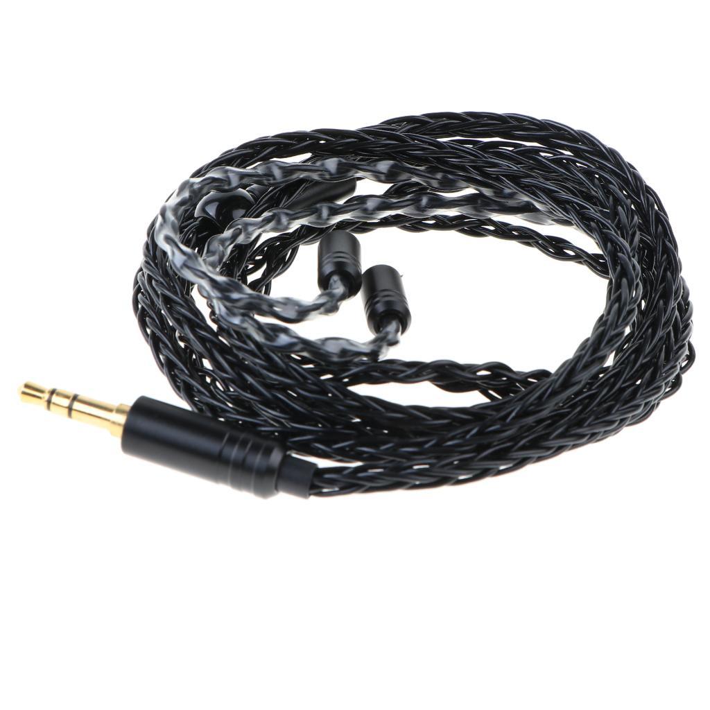 OCC Silver Plated Upgrade Headphone MMCX Cable Cord Wire For Shure