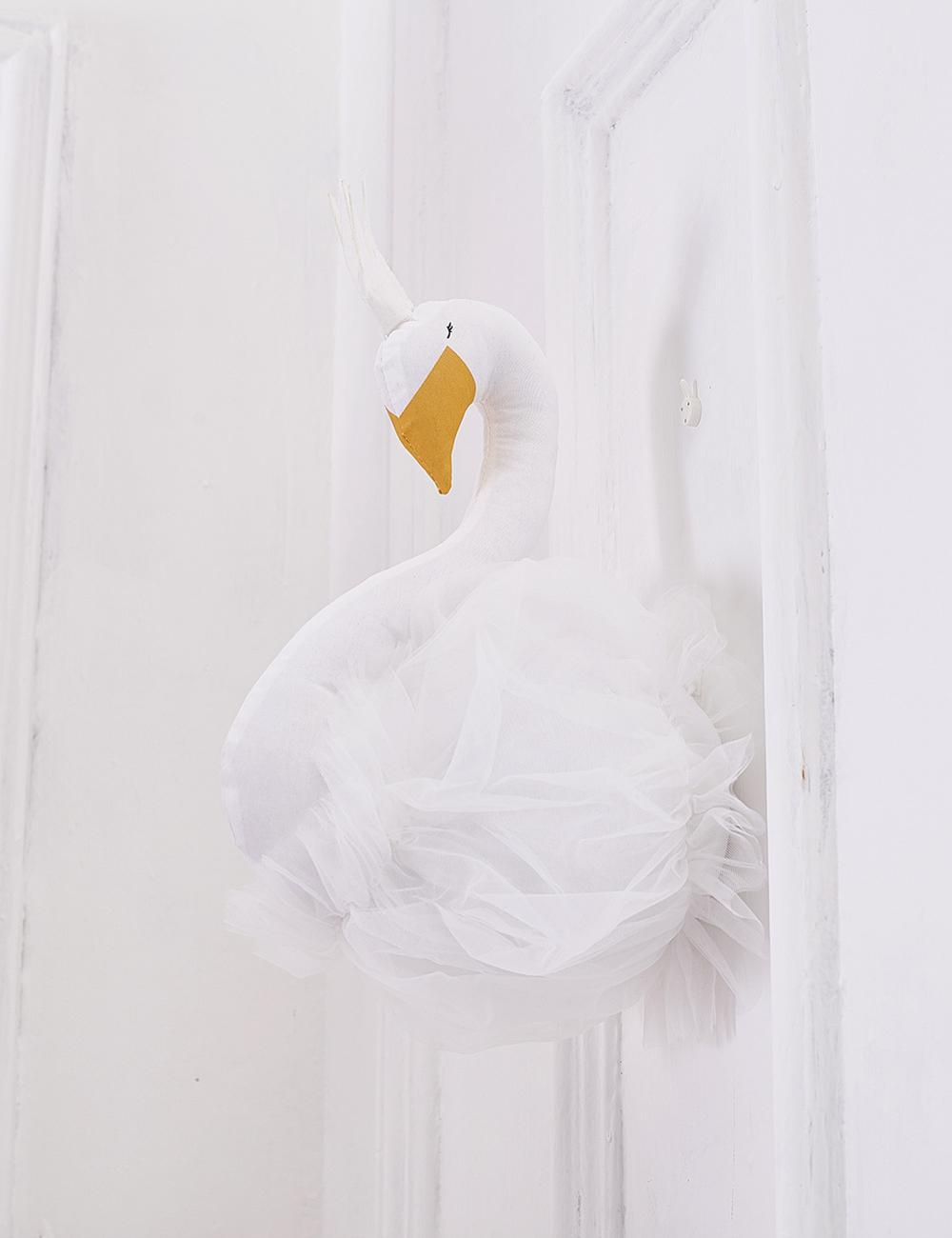 Thiên nga bé gối Trẻ Em phòng ngủ trang trí Kid Plush đồ chơi trẻ sơ sinh bé gái ngủ gối món quà sinh nhật