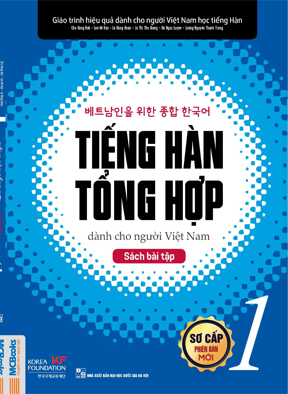 Sách trọn bộ tiếng hàn tổng hợp sơ cấp 1 phiên bản mới dành cho người việt nam Tặng sổ tay tiếng hàn