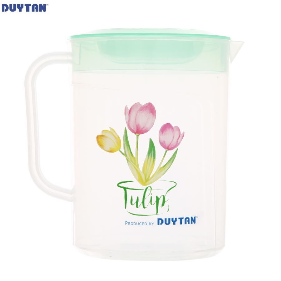 Ca Tulip nhựa Duy Tân 1 lít (14 x 10.5 x 14.2 cm) - 02959 - Giao màu ngẫu nhiên - Hàng chính hãng