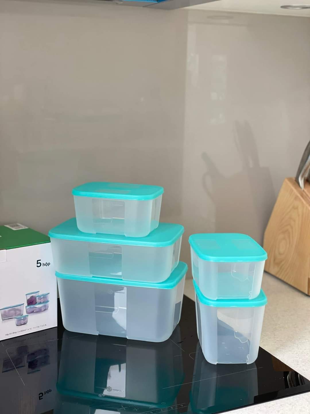 Bộ hộp trữ đông Paradise 5 hộp - Tupperware