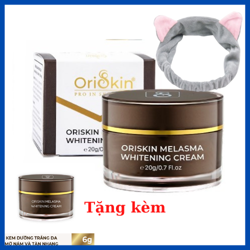 Kem Nám Tàn Nhang Oriskin Melasma & Whitening Cream Làm Mờ Nám Tàn Nhang Lâu Năm, Tặng Kèm Băng Đô Thời Trang Ngẫu Nhiên