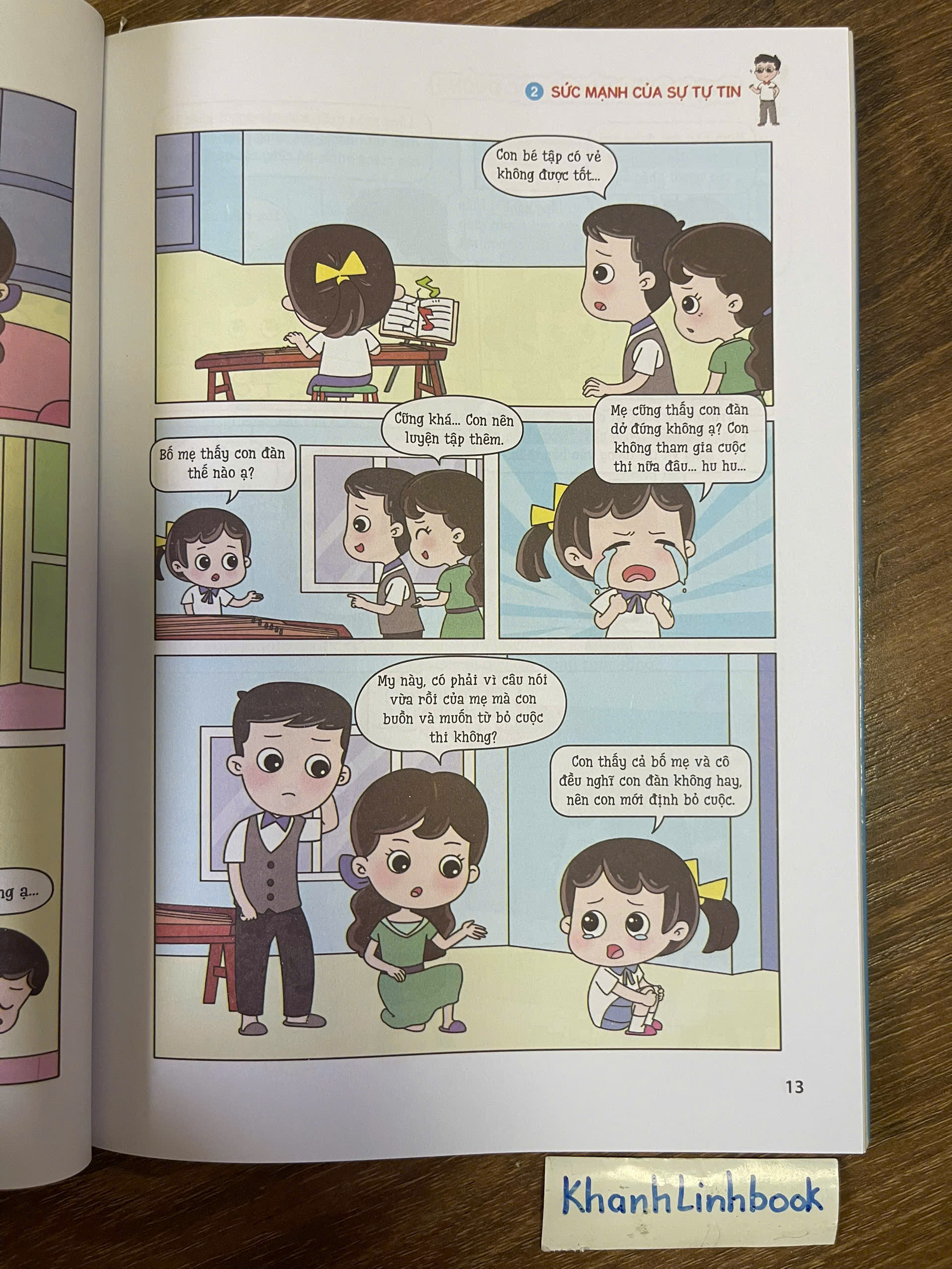 Sách - Truyện tranh tâm lý học đường - Xây dựng niềm tin vào bản thân