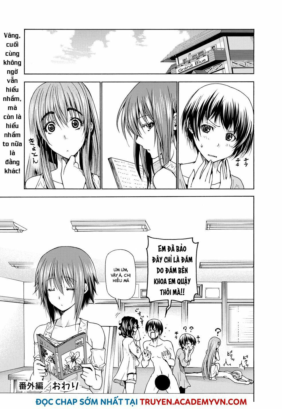 cô gái thích lặn - grand blue chapter 23.5 33