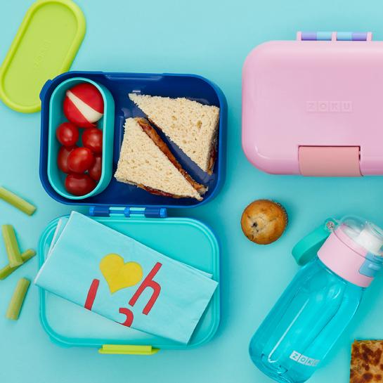 Bộ hộp đựng cơm Bento Junior 2 món ZOKU - Hàng chính hãng