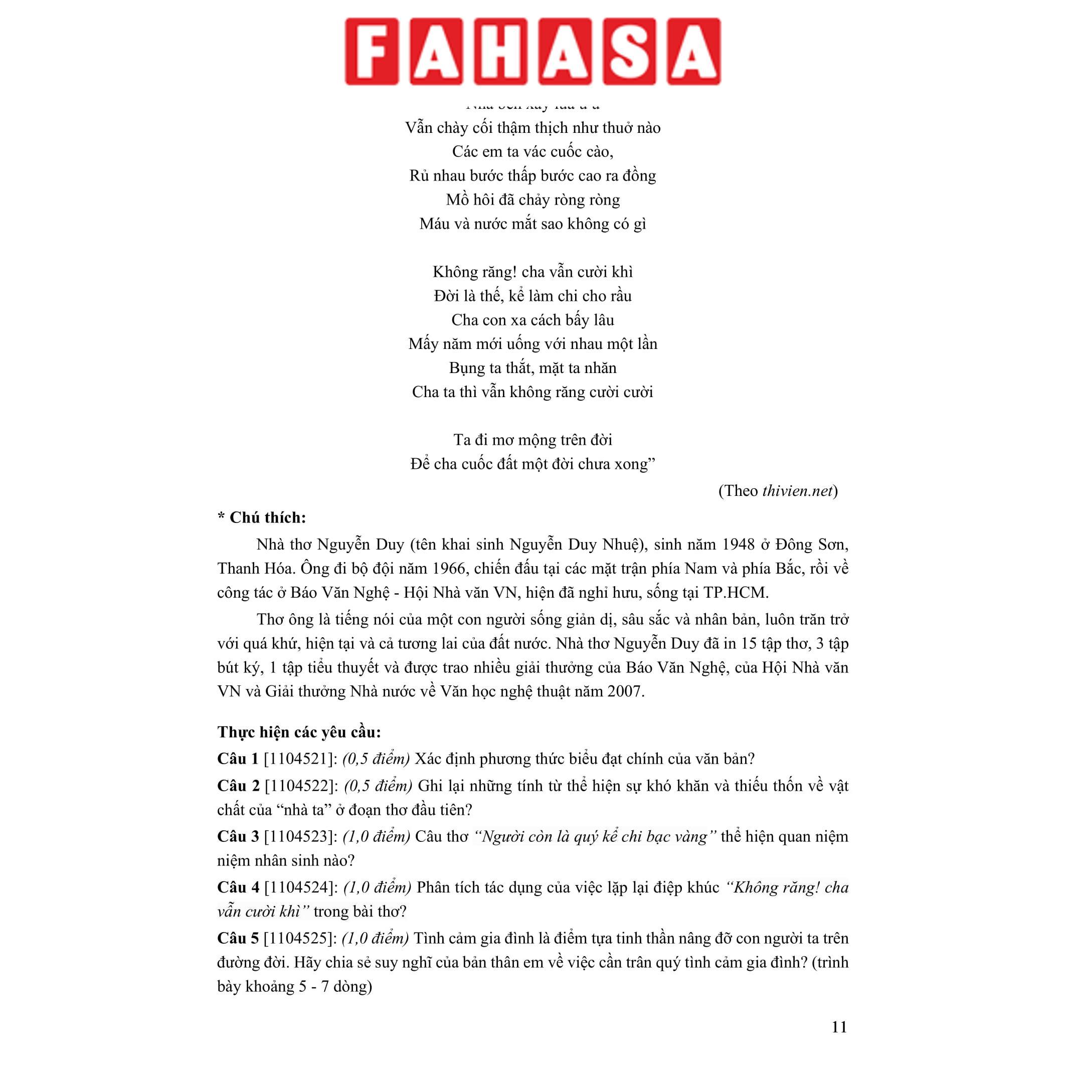 Sách - Sách Đề Minh Họa Thi Vào 10 Môn Toán, Văn, Anh 2026