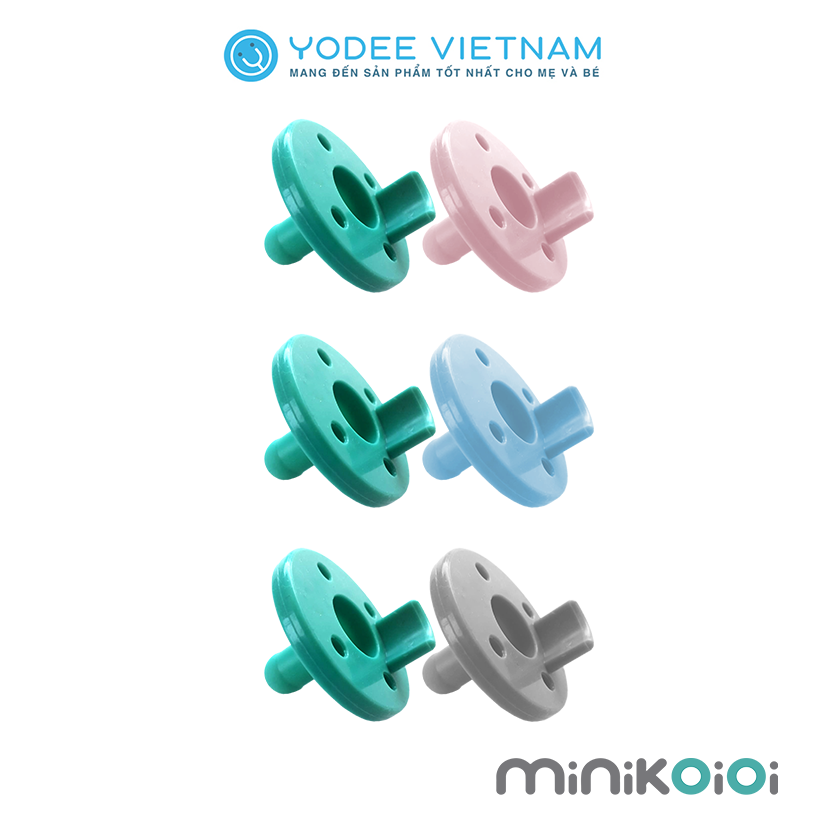 MinikOiOi Núm ti silicone cao cấp mềm mại cho bé từ sơ sinh (set 2 cái)