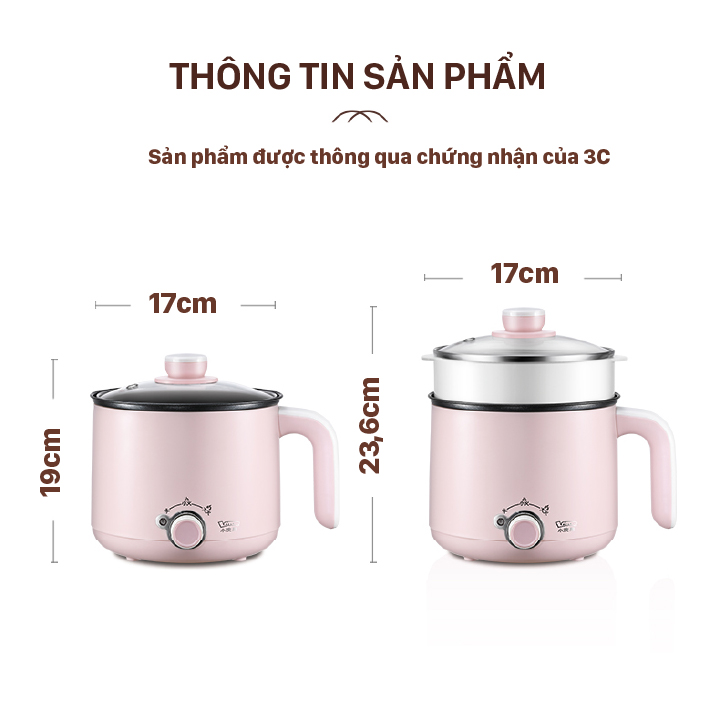 Nồi Điện Đa Năng Lotor HM-60C (1,3L) - Hàng Chính Hãng