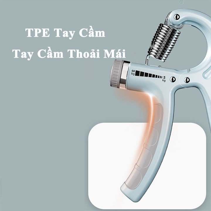Kìm bóp tay kiềm tập lực tay chữ A dụng cụ tập gym có lò xo điều chỉnh lực 5 - 60kg tập cơ ngón tay hiệu quả