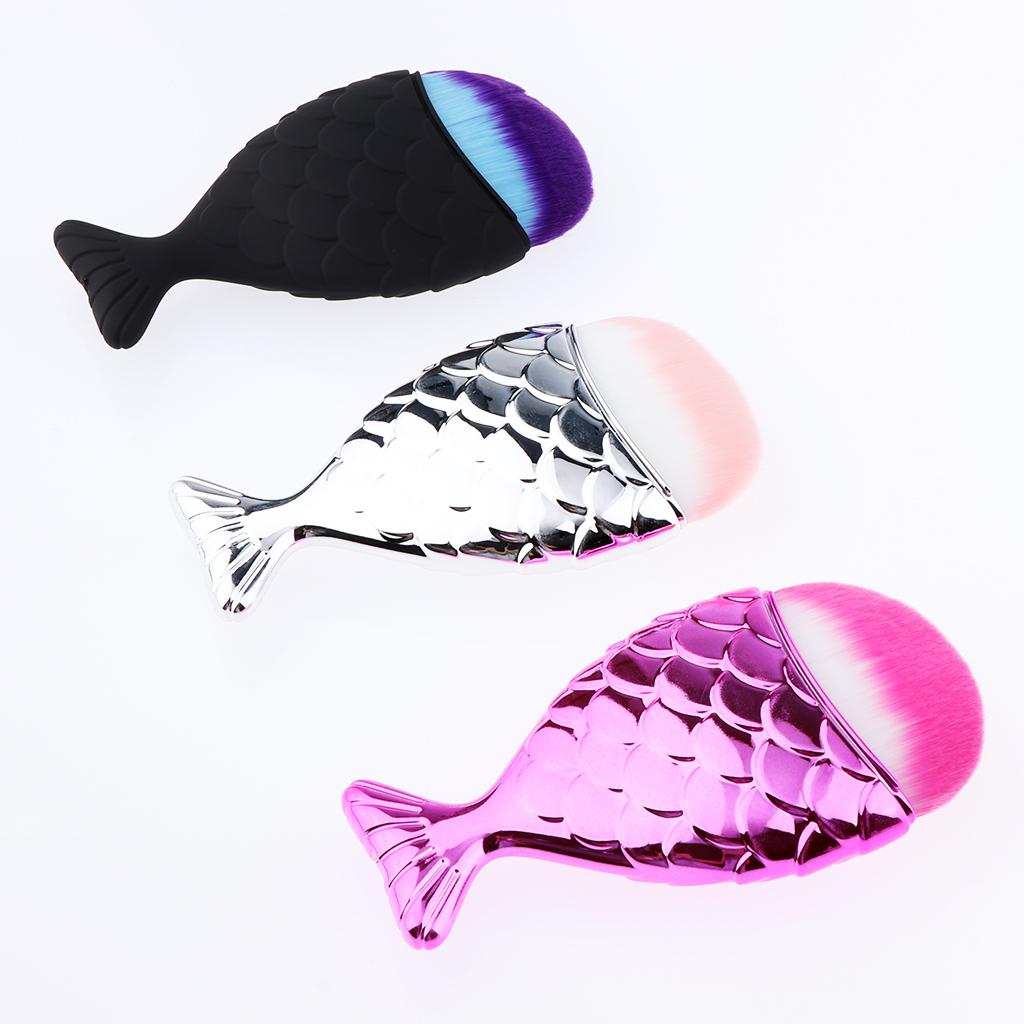 3 PCS Lovely Face Foundation Mud Mask Cosmetic Brushes Powder Makeup Brush