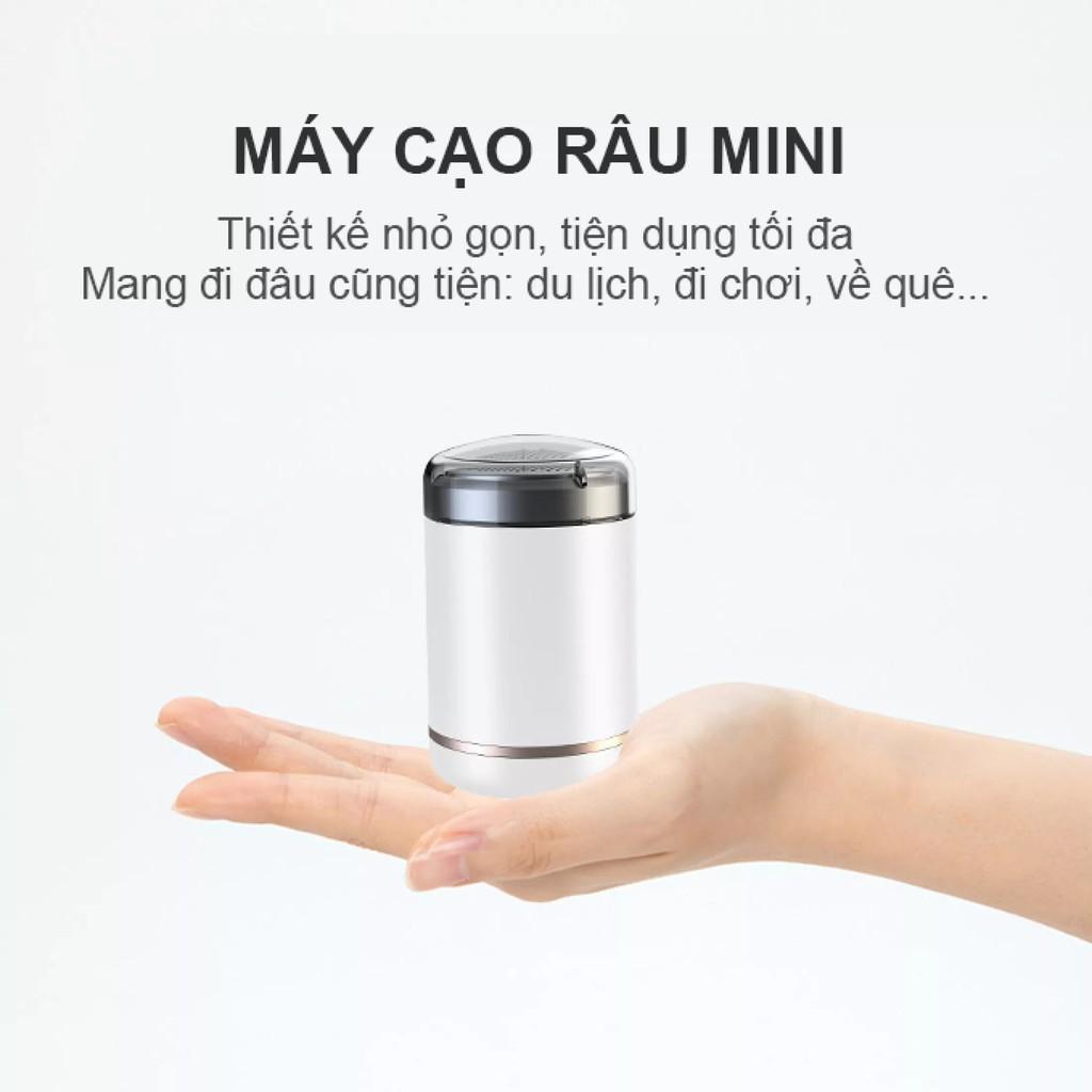 Máy Cạo Râu Mini Bỏ Túi SH-588 Máy Điện 3 Lưỡi Nhỏ Gọn An Toàn Không Lo Trầy Xước Công Nghệ Nhật Bản