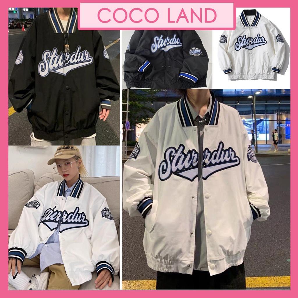 Áo khoác bomber jacket dù 2 lớp unisex nam nữ thu đông STURDUR 2 màu ulzzang chất đẹp chất xuất dư