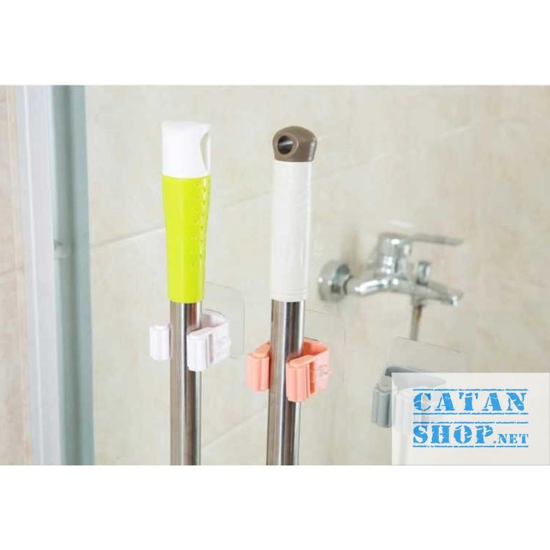 Móc treo chổi dán tường , treo cây lau nhà siêu dính thông minh, giúp đồ dùng thêm gọn gàng sạch sẽ GD328-Treochoi