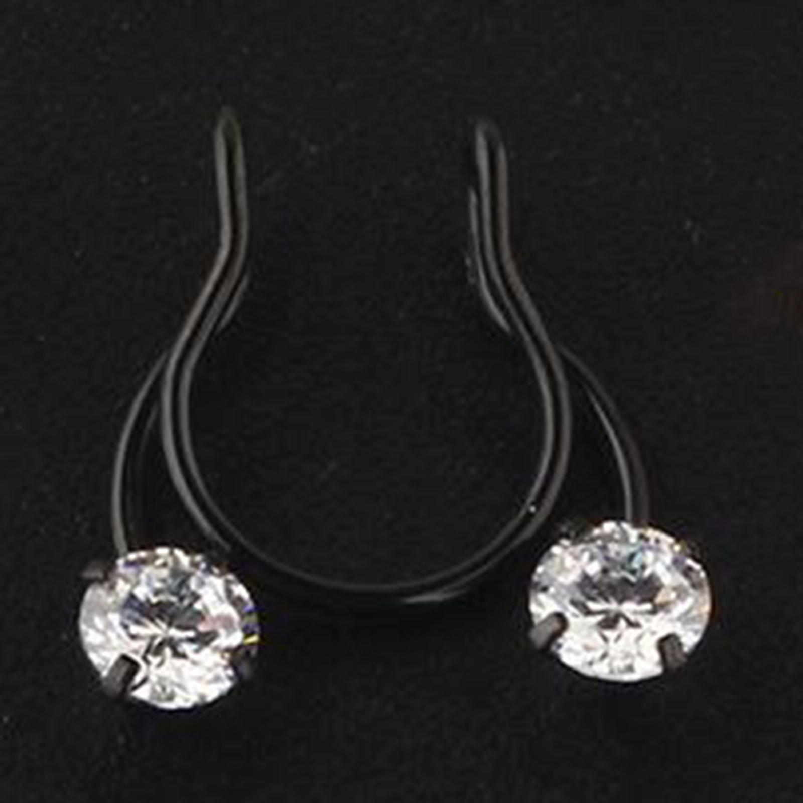 Stainless steel Nose 8mm Loop No Piercing Clip On Hoop Rings