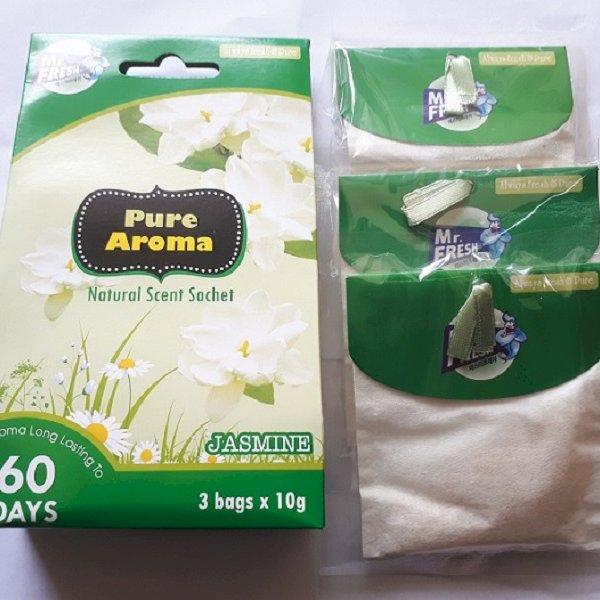 Hộp 3 túi thơm phòng Mr. Fresh Hàn Quốc hương ngàn hoa khử mùi tủ quần áo (10g/gói)