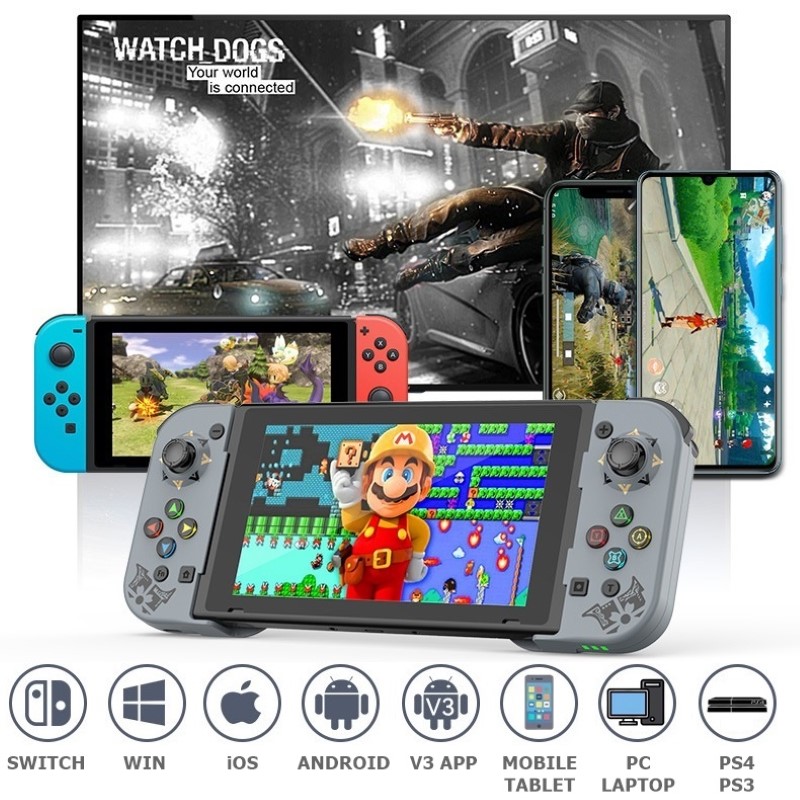 Gamepad Tay Game Không dây Bluetooth D5 đa nền tảng cho máy tính - điện thoại - máy game Console