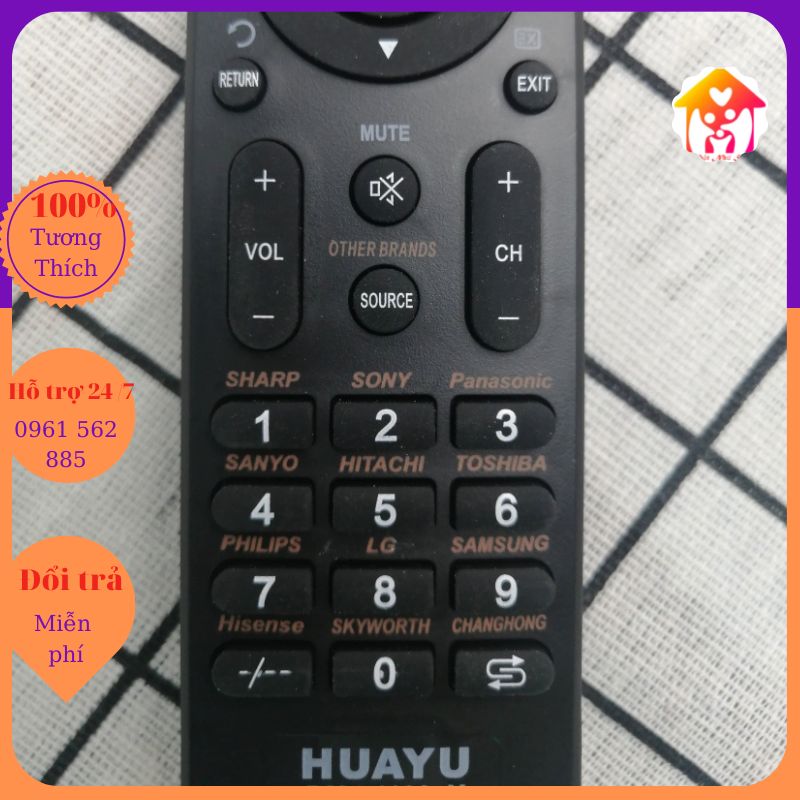 Điều Khiển Tivi Đa Năng RM-L1130+X-Remote Tivi Đa Năng Dùng Cho Tất Cả Các loại Tivi