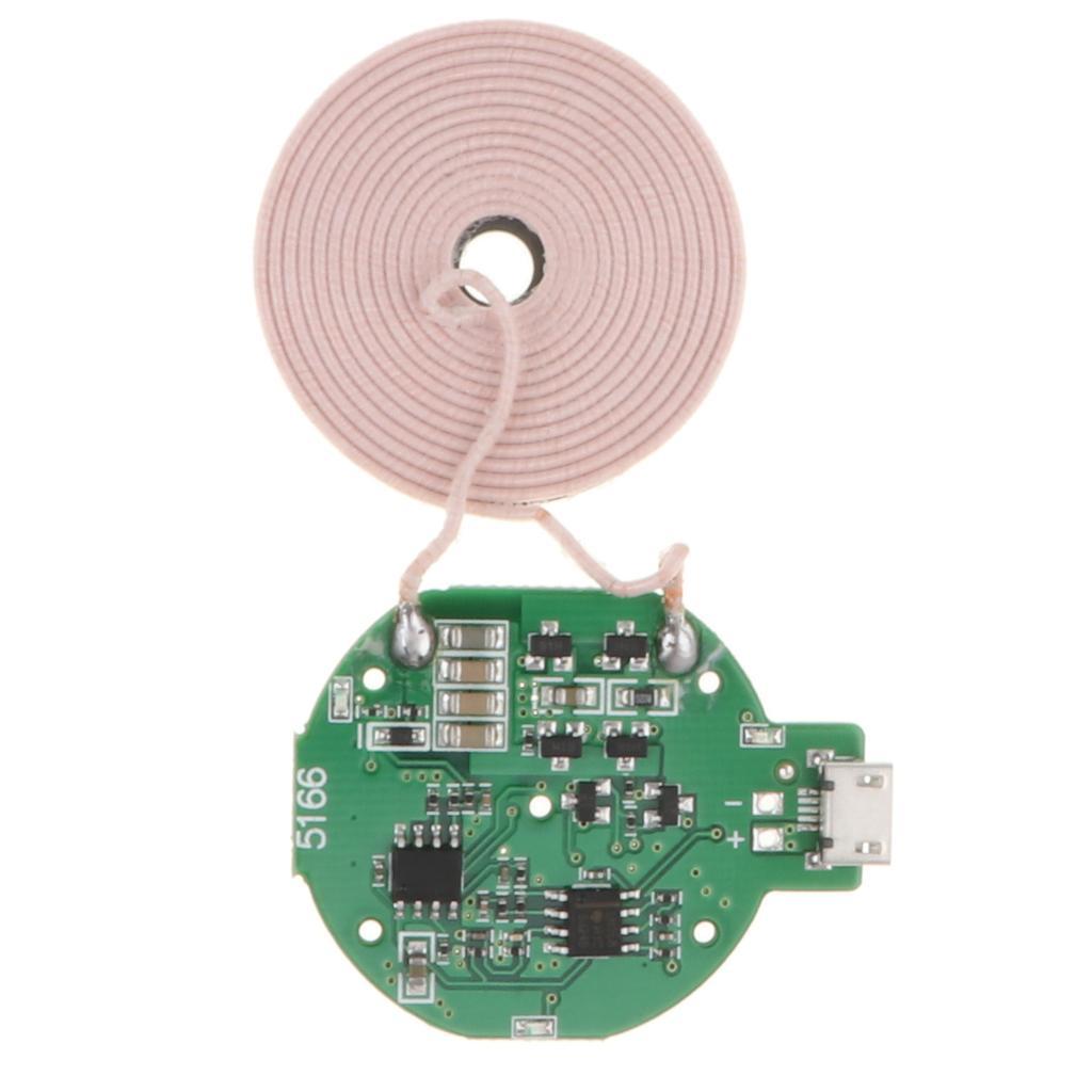 2x DIY Wireless Charger Circuit Board Coil Charging Pad for Smartphone