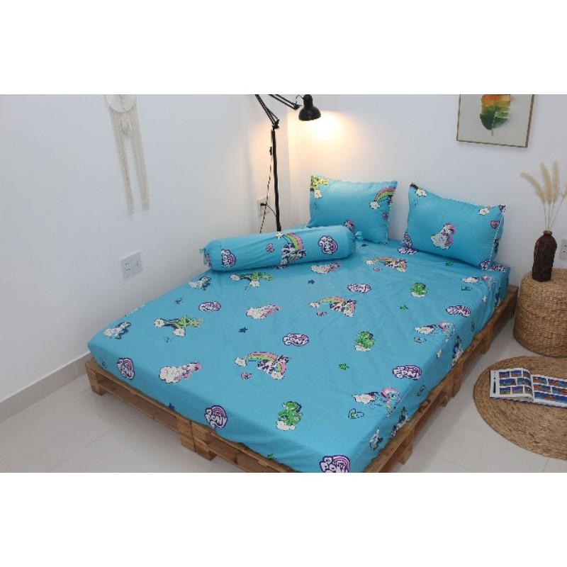 Bộ drap cotton 100% Khaly 4 món