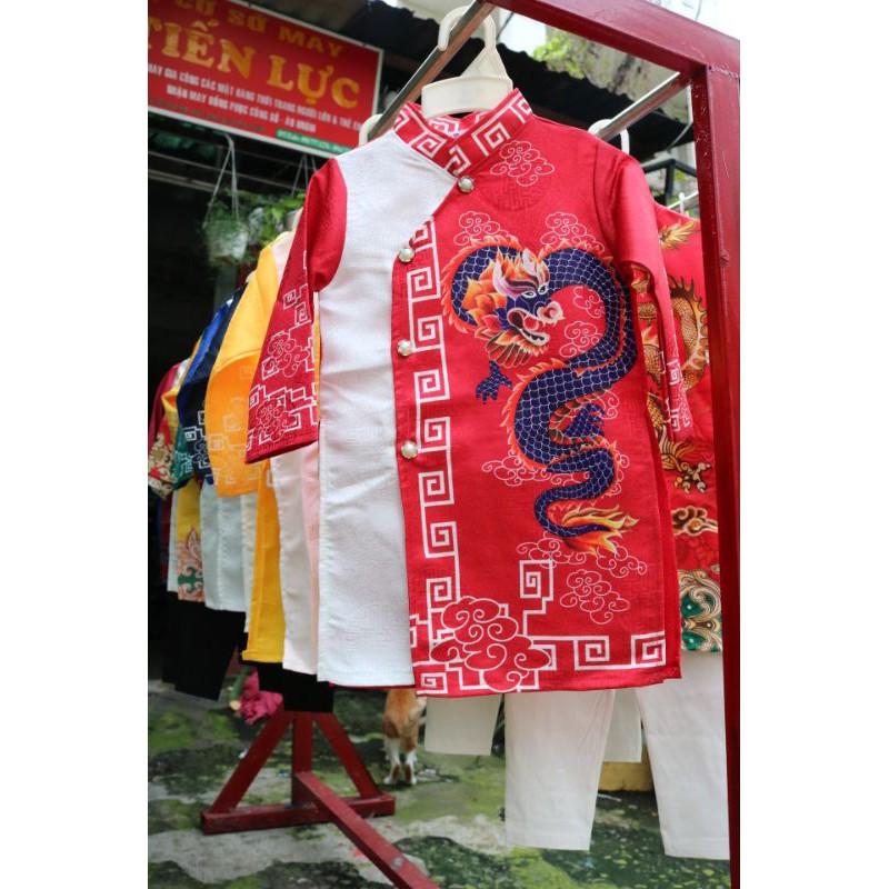 Áo dài cách tân gấm thượng Hải