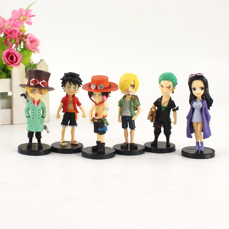 Bộ 06 Mô Hình Nhật Vật One Piece Trong Đảo Hải Tặc - Cao 8cm