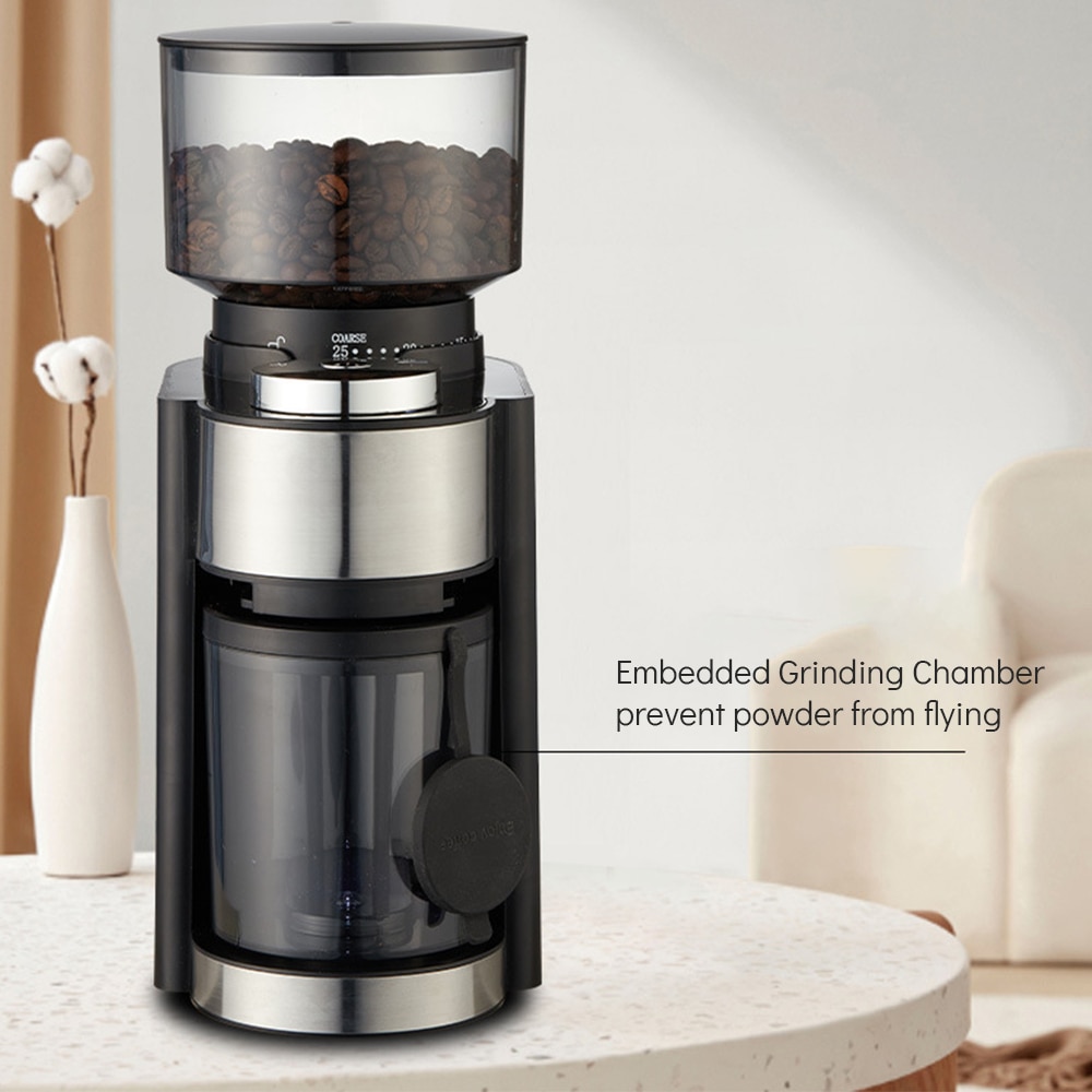 Máy xay cà phe hạt HB-583 Cups Capacity French Press Drip Coffee and Espresso Black 80W