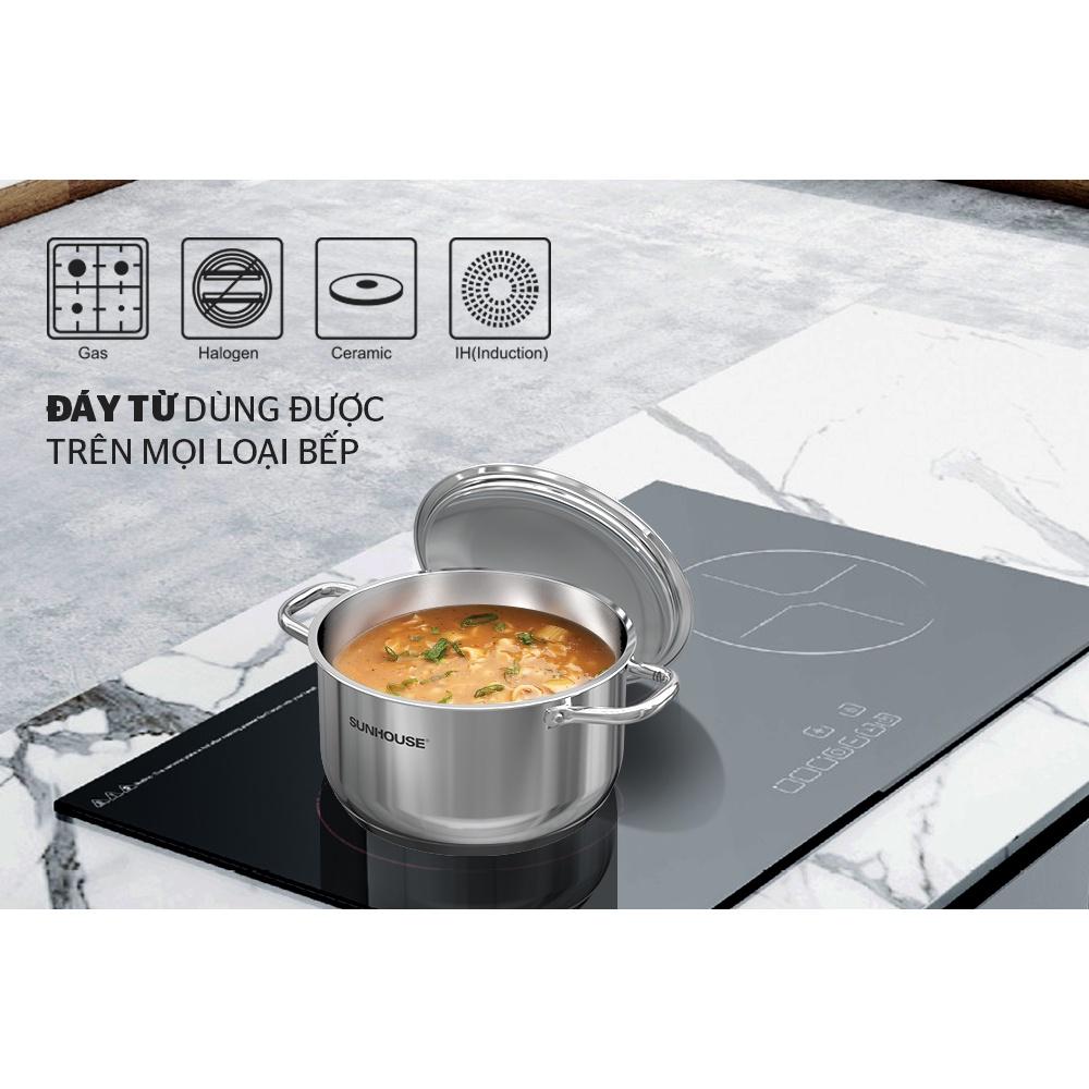 BỘ NỒI INOX 5 ĐÁY SHG995