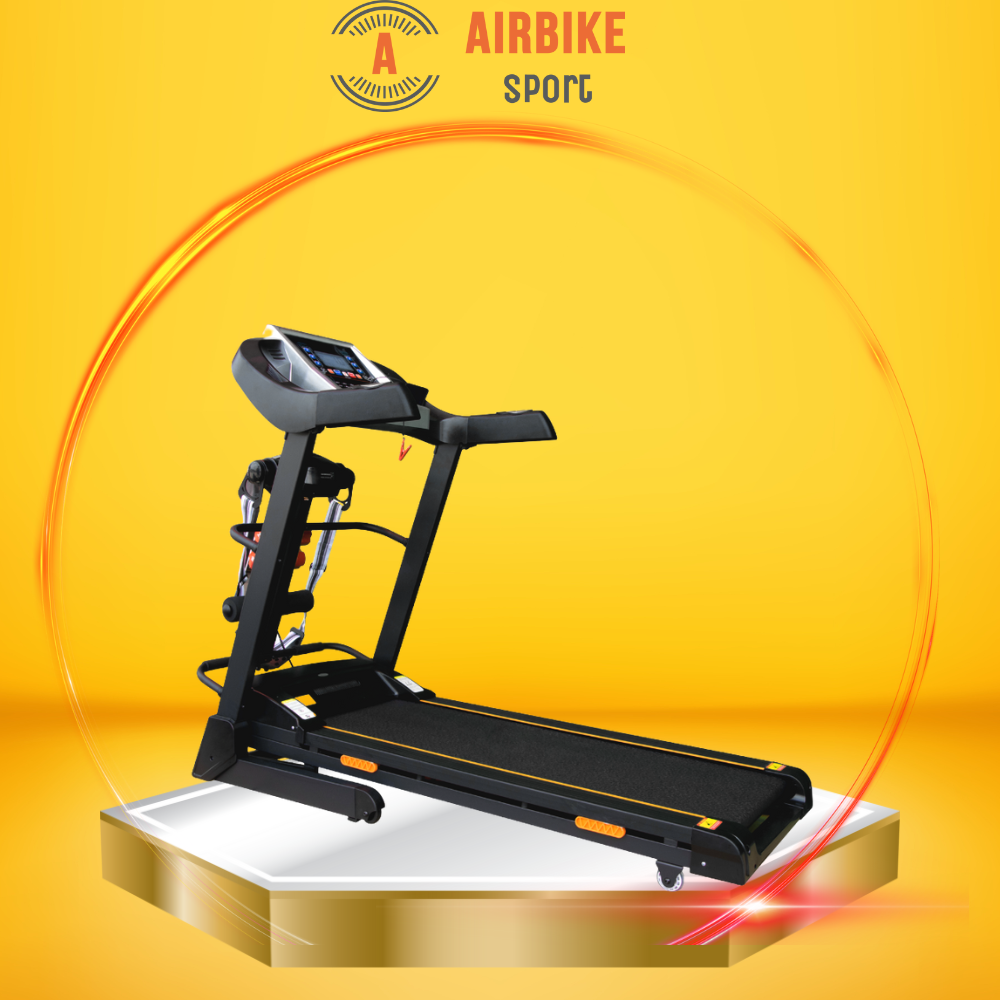 Máy chạy bộ Airbike Sport thảm rộng 420mm - Hàng chính hãng