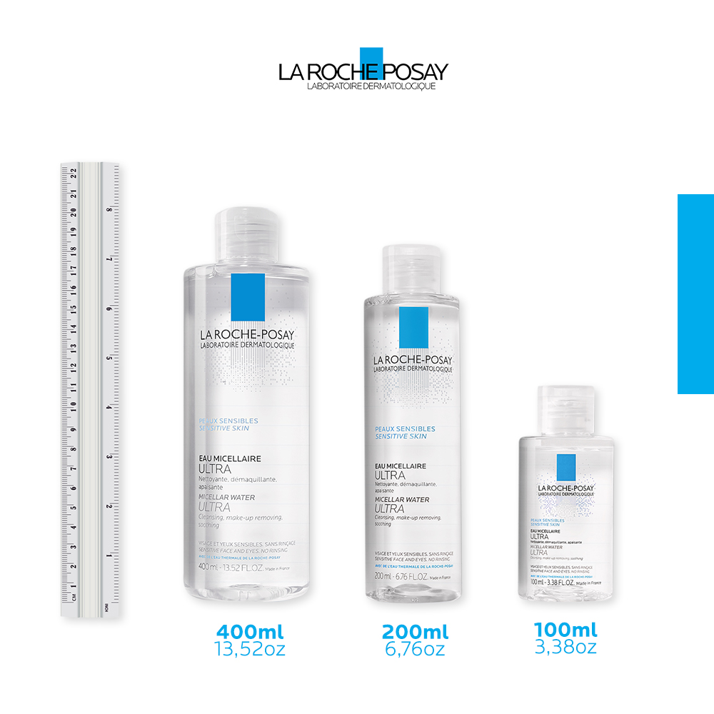 Nước làm sạch sâu và tẩy trang cho da nhạy cảm Micellar Water Ultra Sensitive Skin 400ml