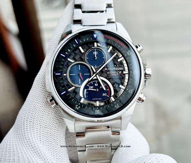 Đồng Hồ Nam Dây Thép Casio Edifice EFS-S590AT-1A Phiên Bản Giới Hạn | Kính Sapphire | Năng Lượng Mặt Trời | EFS-S590AT-1A